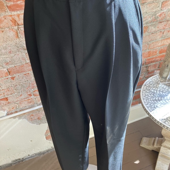 Liz Baker Black Pleated Trousers Size 14 P - Picture 8 of 9